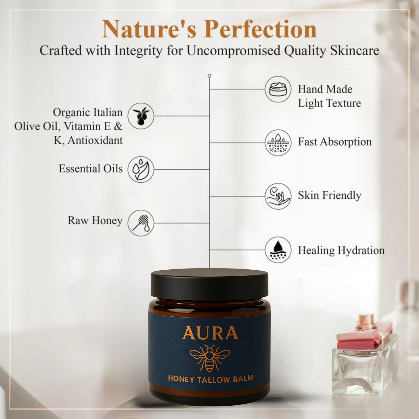 Aura Balm - Honey Beef Tallow