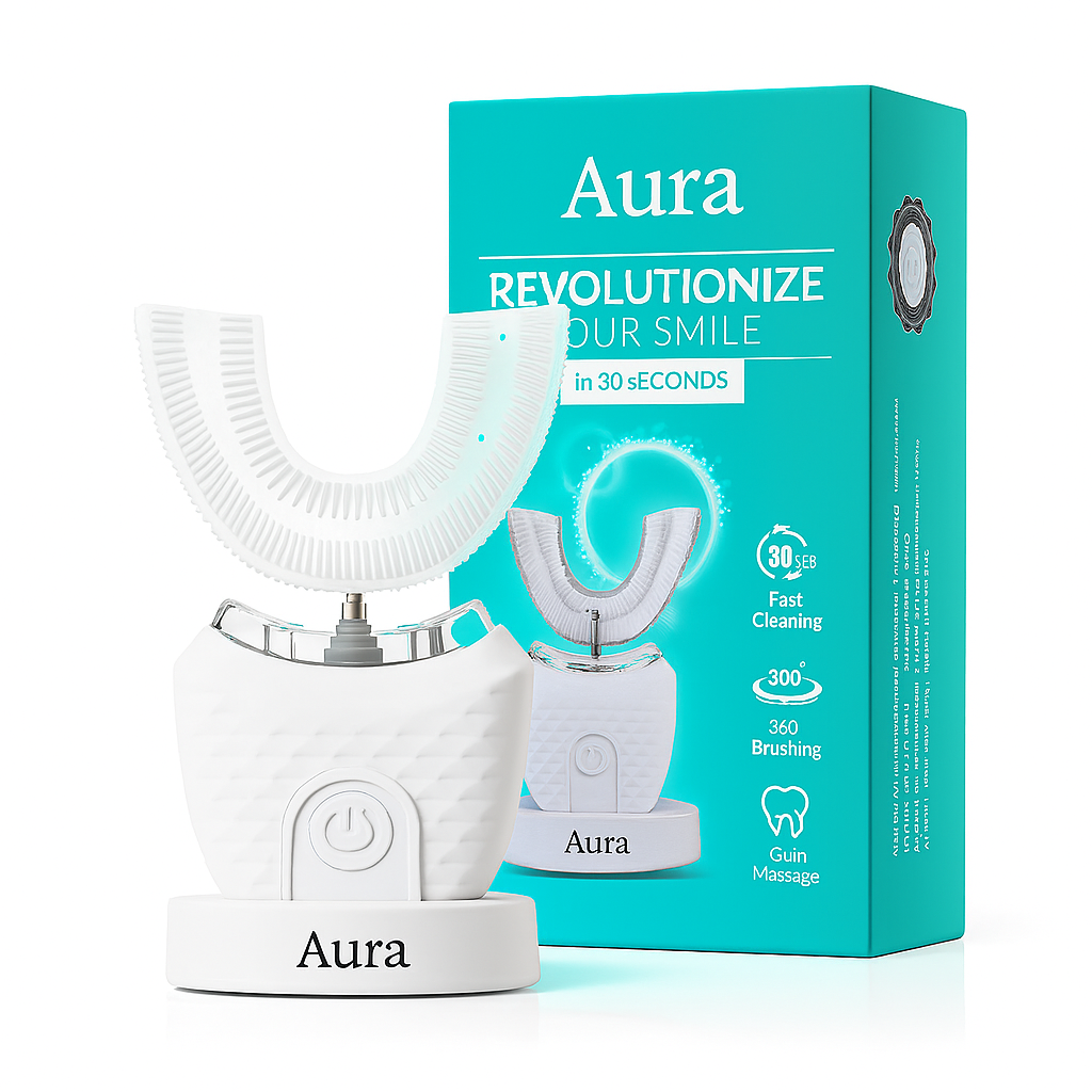 Aura Brush - 30 Seconds to a Dentist-Level Clean