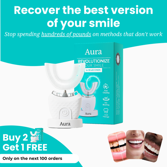 Aura Brush - 30 Seconds to a Dentist-Level Clean