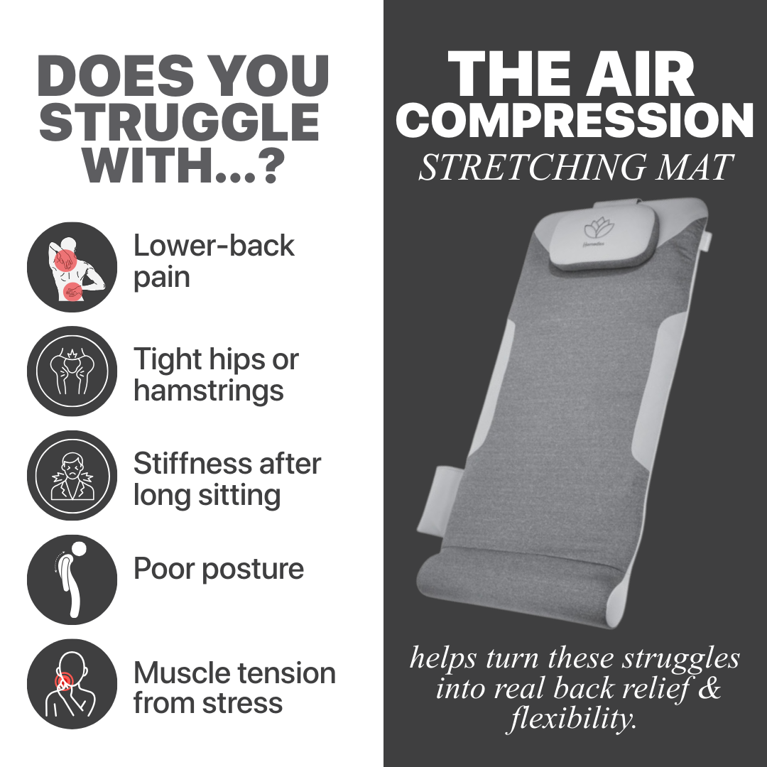 HoMedics Air Compression Back Stretching Mat
