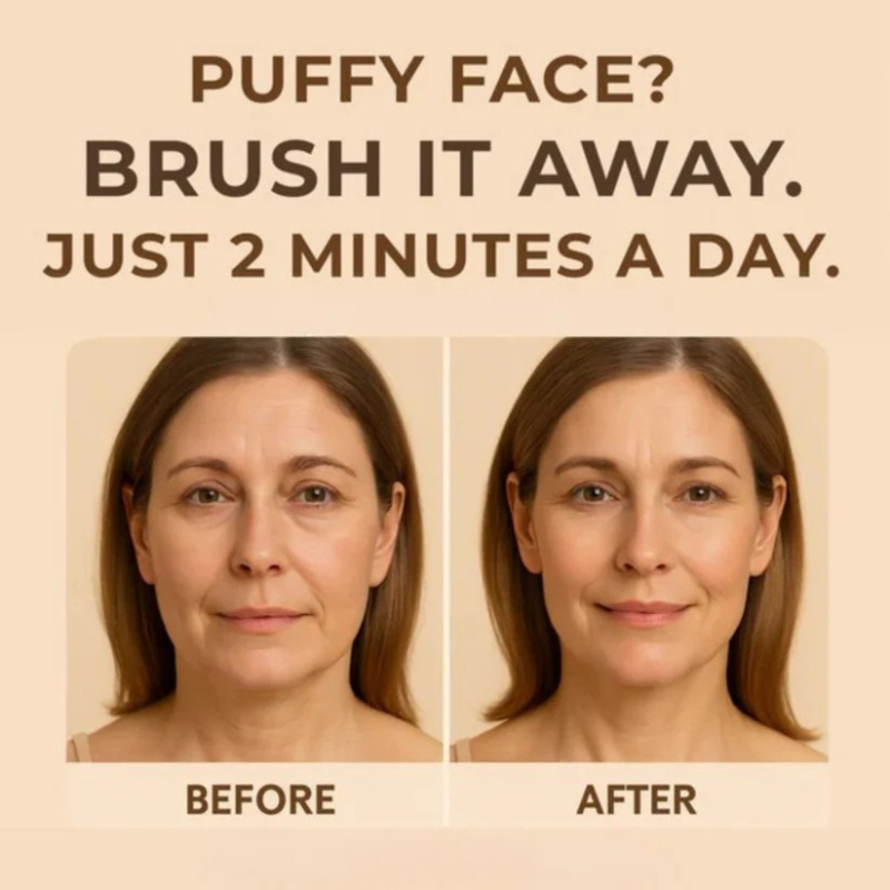 GLOW&BRUSH - Face Lymphatic Contour Brush