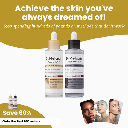 Dr. Melaxin Peel Shot Glow Rice Ampoule Duo